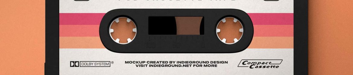 Free Cassette Tape Mockup PSD - Free PSD Mockups | PsFiles