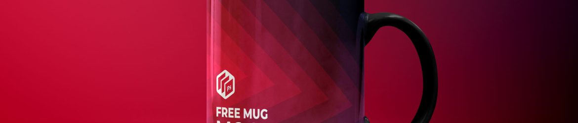 Free Ceramic Mug Mockup PSD
