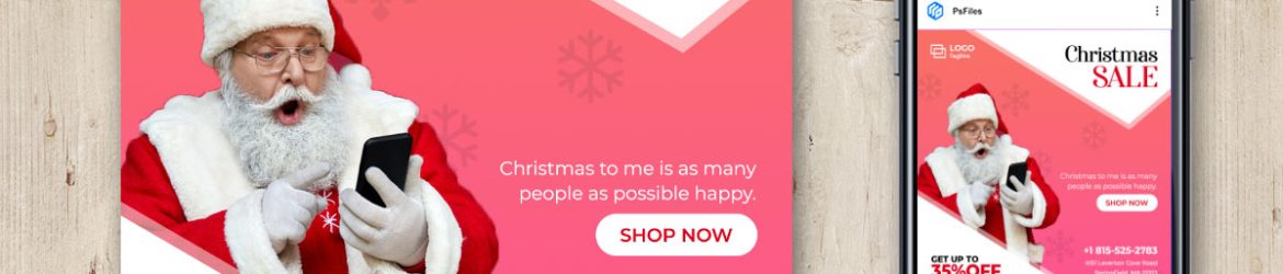 Free Christmas Limited Offer Social Post Design Template PSD