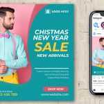 Free Christmas New Year Sale Social Post Design Template PSD - Free PSD Download Free Christmas New Year Sale Social Post Design Template PSD