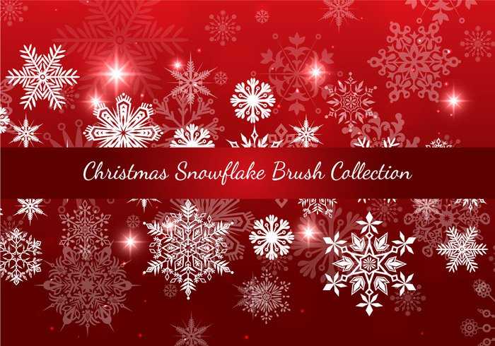 Free Christmas Snowflake Brush Collection