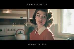 Free Cinematic Color Grading Photo Effect PSD file