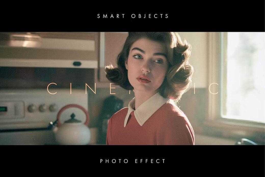 Free Cinematic Color Grading Photo Effect PSD file
