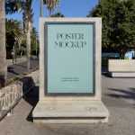 Free Citylight Street Poster Mockup