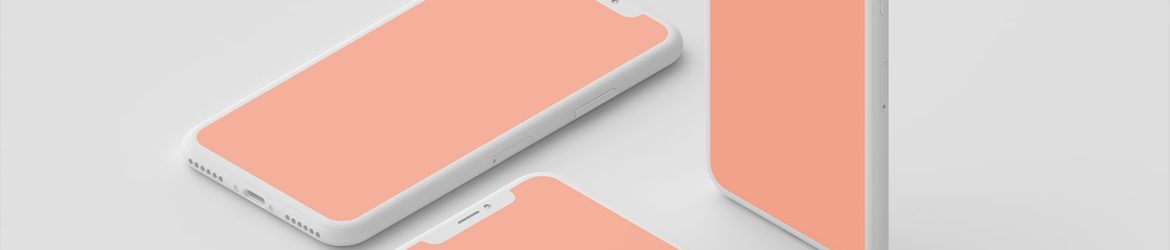 Free Clay iPhone X Mockup PSD