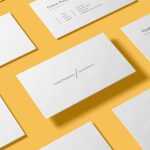 Free Clean Business Card Mockup - Free PSD Download Free Clean Business Card Mockup