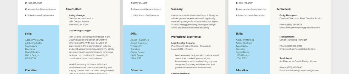 Free Clean Professional CV Resume PSD Template