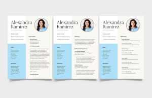 Free Clean Professional CV Resume PSD Template