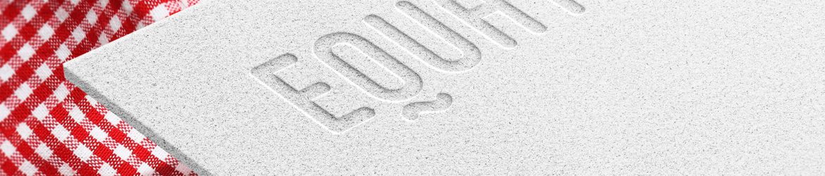 Free Close-up Paper Logo Mockup PSD