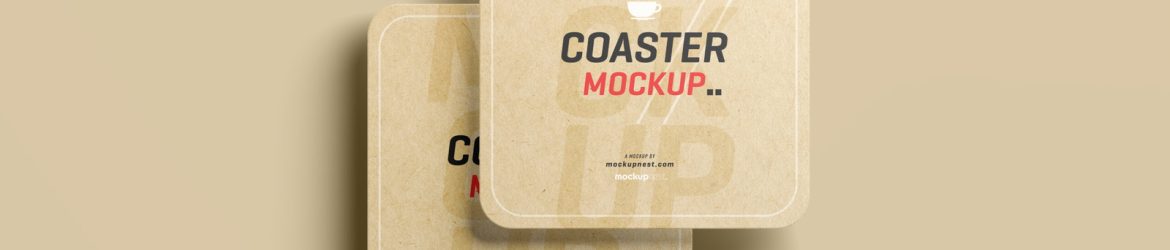 Free Coaster Mockup
