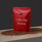 Free Coffee Bag Mockup - Free PSD Download Free Coffee Bag Mockup