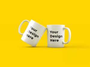 Free Coffee Cup PSD Mockup