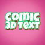 Free Comic 2D Text Effect PSD template - Free PSD Download Free Comic 2D Text Effect PSD template