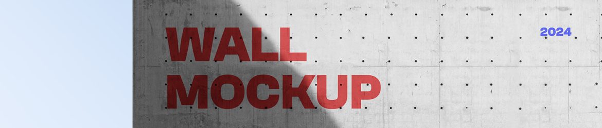 Free Concrete Wall Mockup