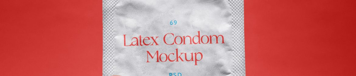 Free Condom in Hand Mockup