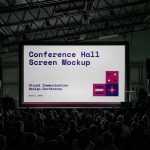 Free Conference Hall Screen Mockup - Free PSD Download Free Conference Hall Screen Mockup