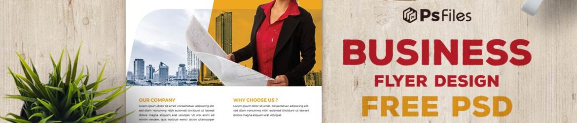 Free Construction Business Flyer PSD Template 04