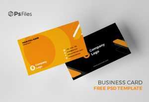 Free Corporate Company Business Card Design PSD Template