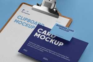 Free Corporation Papers Set Mockup