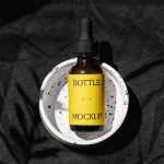 Free Cosmetic Bottle with Label Mockup