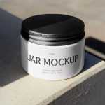 Free Cosmetic Jar Mockup - Free PSD Download Free Cosmetic Jar Mockup