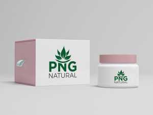 Free Cosmetic Product Logo Mockup