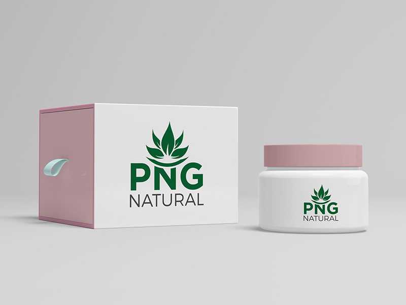 Free Cosmetic Product Logo Mockup