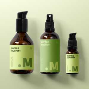 Free Cosmetics Packaging Bottle Mockup