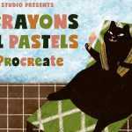 Free Crayons and Oil Pastels Brushes for Procreate