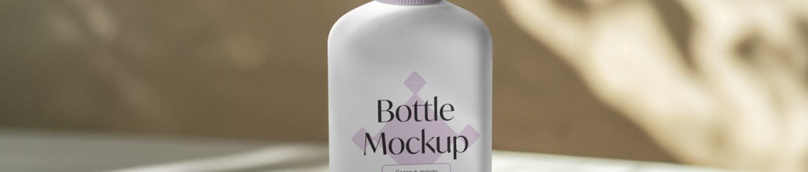 Free Cream Plastic Bottle Mockup Free Cream Plastic Bottle Mockup