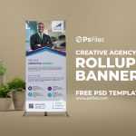 Free Creative Agency Rollup Standee Banner Design PSD Template - Free PSD Download Free Creative Agency Rollup Standee Banner Design PSD Template