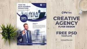 Free Creative Business Agency Flyer PSD Template 07