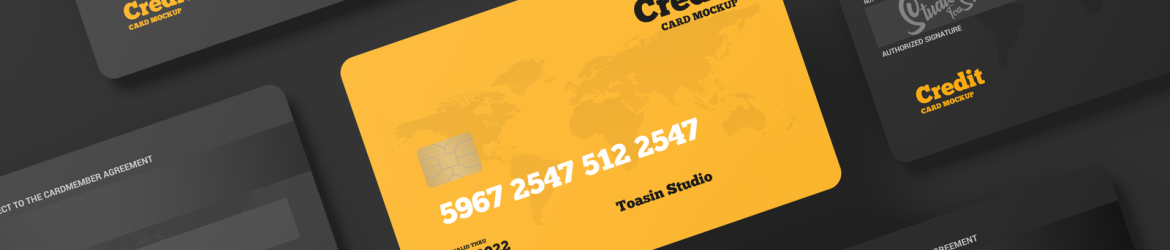 Free Credit Cards / Gift Cards Mockup