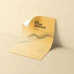 Free Curled A4 Flyer Mockups 10 PSD set