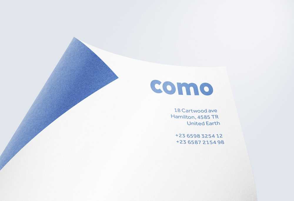 Free Curled Sheet of Paper for Logo Mockup
