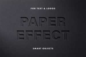 Free Cutout Paper Text Effect Logo Mockup Free PSD - Free Photoshop Files | PsFiles