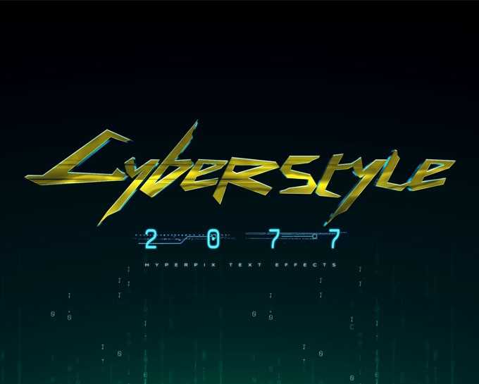 Free Cyberpunk 2077 Text Effect