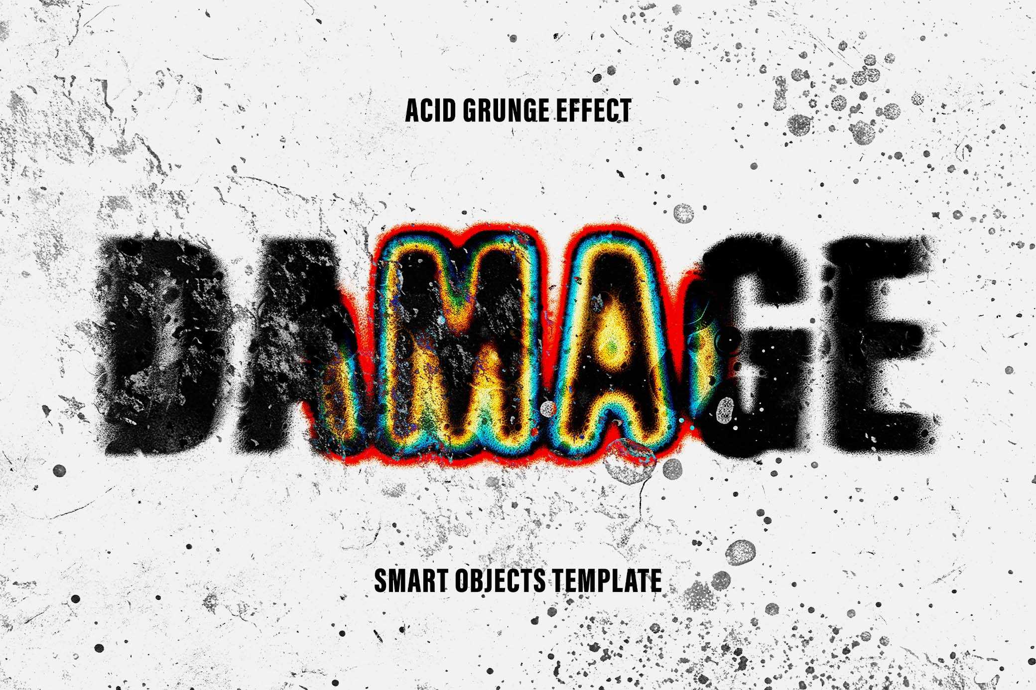 Free Damage Distortion Text Effect