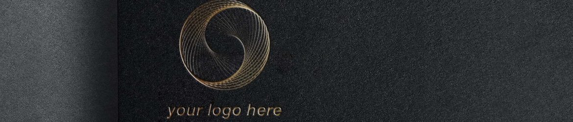 Free Debossed Foil Logo Mockup PSD