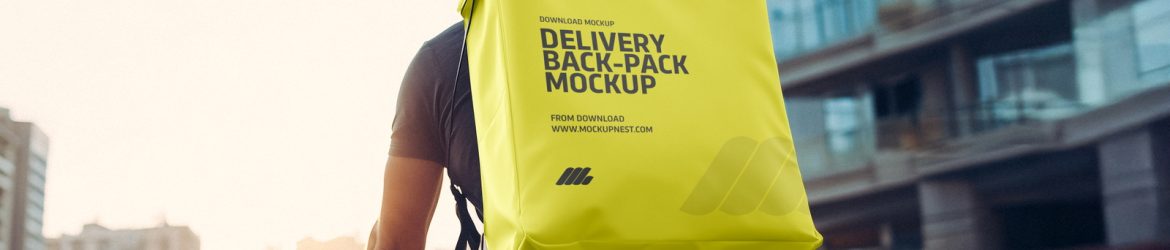 Free Delivery Bag Mockup