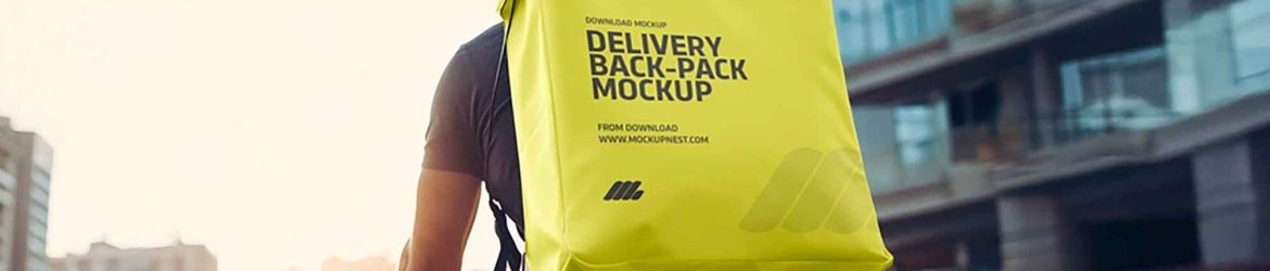 Free Delivery Bag Mockup PSD Free Delivery Bag Mockup PSD