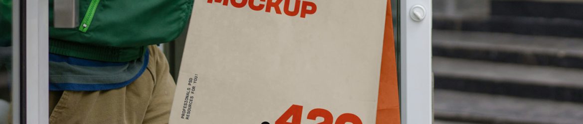 Free Delivery Bag Mockups