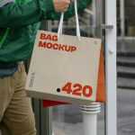 Free Delivery Bag Mockups