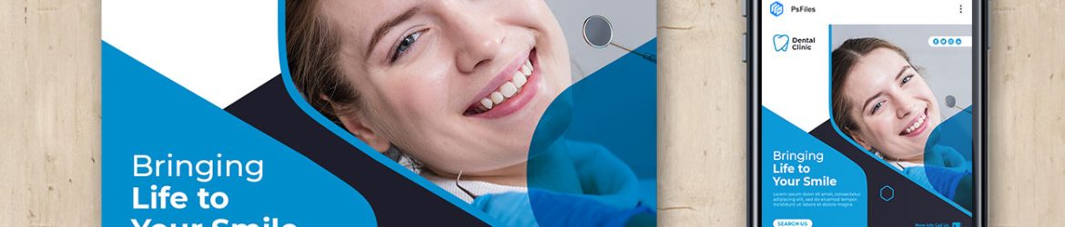 Free Dental Clinic Social Media Post Design PSD Template
