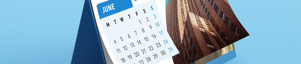 Free Desk Calendar Mockup 3 PSD File
