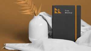 Free Diary Cover Free Mockup PSD