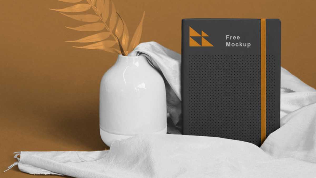 Free Diary Cover Free Mockup PSD