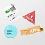 Free Different Shapes Sticker Mockup PSD - Free PSD Download Free Different Shapes Sticker Mockup PSD