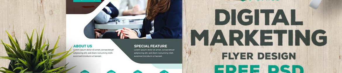 Free Digital Marketing Agency Flyer PSD Template