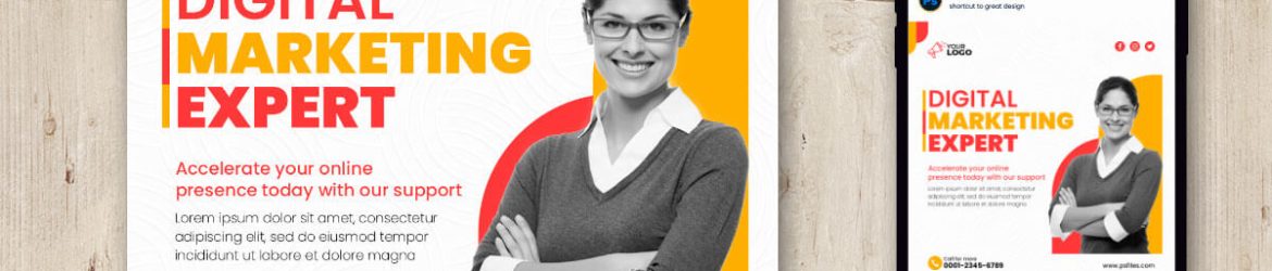 Free Digital Marketing Agency Insta Post Design PSD Template
